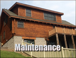  Magoffin County, Kentucky Log Home Maintenance